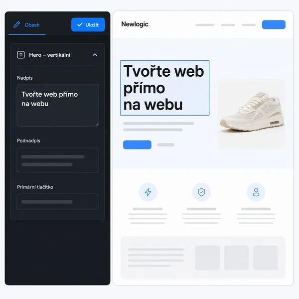 Úprava nadpisu přímo na webové stránce v režimu frontendové editace